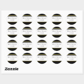 Phoques à Accent Jaune Élégamment Dotés / Stickers (Feuille)