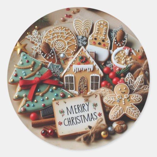 Phoques de fête : Joyeux Stickers de Noël & Étique (Devant)