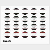 Phoques élégamment pointillés / Stickers (Feuille)