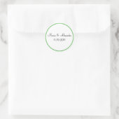 Phoques et autocollants verts (Sac)