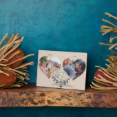 Photo 14th Wedding Anniversary 2 Photos Hearts Plaque (Côté)