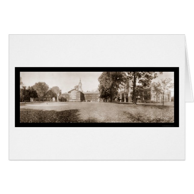 Photo 1909 de l'université de Princeton (Devant horizontal)