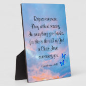 Photo 1 Thessaloniciens 5:16-18 Plaque (Côté)