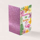 Photo 1er anniversaire Luau Invitation (Outside)
