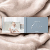 Photo 1er anniversaire Script bleu