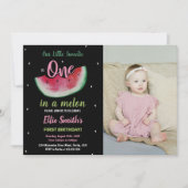 Photo 1er Black Watermelon Invitations d'anniversa (Devant)
