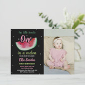 Photo 1er Black Watermelon Invitations d'anniversa (Debout devant)