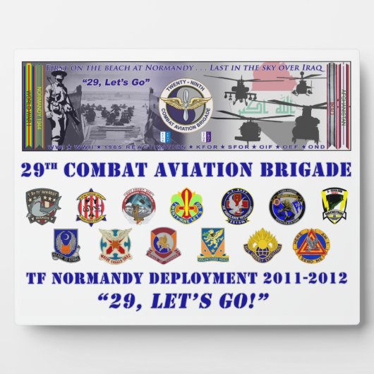 Photo 29 Plaque de déploiement de l'ACR (Devant)