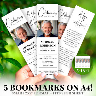 Photo 2x7" do-it-yourself Élégant Modèle Signet fu