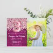 Photo 3Anniversaire Invitation Magenta Parties sci (Debout devant)