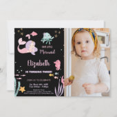 Photo 3Notre Petite Sirène Invitations Anniversair (Devant)