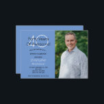 Photo 40th Birthday Party Invitation pour lui<br><div class="desc">Ajoutez sa photo à cette invitation du 40e anniversaire. Tous les champs sont modifiables pour que vous puissiez ajouter vos propres informations. Le champ Quarante est également modifiable en coque pour une autre année d'anniversaire. Ajoutez votre propre image du gars de l'anniversaire !</div>