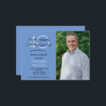 Photo 40th Birthday Party Invitation pour lui<br><div class="desc">Ajoutez sa photo à cette invitation du 40e anniversaire. Tous les champs sont modifiables pour que vous puissiez ajouter vos propres informations. Le champ Quarante est également modifiable en coque pour une autre année d'anniversaire. Ajoutez votre propre image du gars de l'anniversaire !</div>