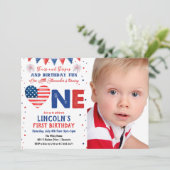 PHOTO - 4 juillet 1er anniversaire Invitation (Debout devant)