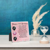 Photo 50e anniversaire Mum Poem Plaque (Insitu)