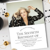 Photo 60 Invitation d'anniversaire