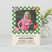 Photo 72e anniversaire invitation Retro Super Flor (Debout devant)