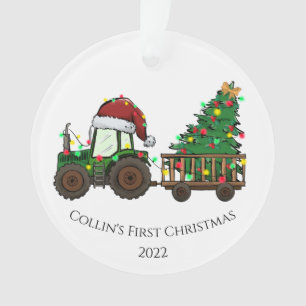 Photo à double face et Camion de Noël pour bébé