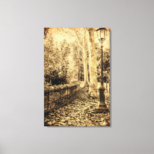 PHOTO À EFFET ANCIEN sur paysage sur impression su
