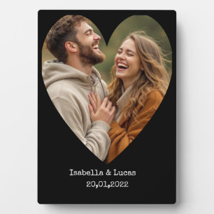 Photo "À la Mémoire Affectueuse – Plaque pour Couple"