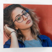 Photo à la mode Triplé Faire-part de graduation (Intérieur en premier)