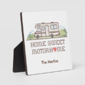 Photo Accueil Sweet Motor Home Plaque (Recto)