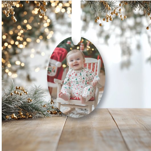 Photo adorable pour bébé | Premier Noël du bébé