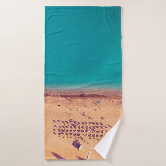 PHOTO AÉRIENNE DE SEASHORE (Serviette de bain)