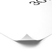 Photo Affiche de bienvenue du 30e anniversaire | R (Coin)