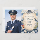 Photo Air Force Wings Graduation Aankondiging (Voorkant)