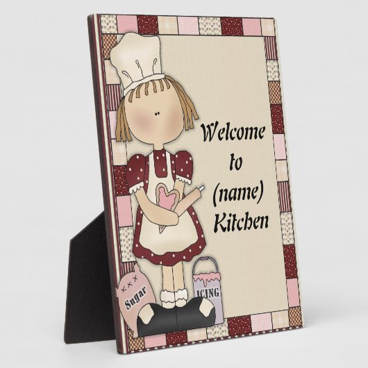 Photo Ajouter un nom Plaque de cuisine (Côté)