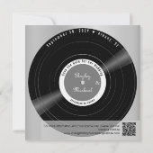 Photo Album Hoesje met Vinyl Record De datum opsla Save The Date (Achterkant)