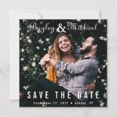 Photo Album Hoesje met Vinyl Record De datum opsla Save The Date (Voorkant)