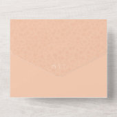 Photo All in One Wedding Invitation avec QR Code (Verso)