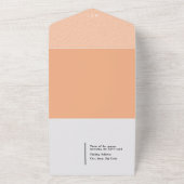 Photo All in One Wedding Invitation avec QR Code (Dehors)