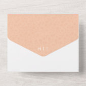 Photo All in One Wedding Invitation avec QR Code (Verso)