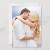 PHOTO ALLER AVEC VELLUM FAIRE-PART DE MARIAGE (Devant)