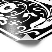 Photo Alphabet Floral Lettre Monogramme I Impression pho (Coin)