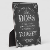 Photo Amazing boss thank  you plaque (Côté)