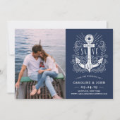 Photo Ancre tirée à la main Enregistrer la carte D (Devant)