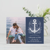 Photo Ancre tirée à la main Enregistrer la carte D (Debout devant)