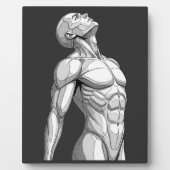 Photo Android Anatomy: Futuristic Cyborg Desktop Plaque (Devant)