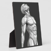 Photo Android Anatomy: Futuristic Cyborg Desktop Plaque (Côté)