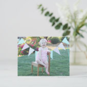 Photo Anniversaire Carte de remerciements (Debout devant)