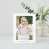 Photo Anniversaire Carte postale Merci (Debout devant)