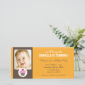PHOTO ANNIVERSAIRE INVITATION :: cupcake 2L (Debout devant)