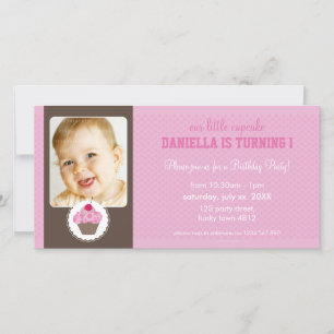 PHOTO ANNIVERSAIRE INVITATION :: cupcake 3L