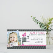 PHOTO ANNIVERSAIRE INVITATION :: robot danser 5L (Debout devant)