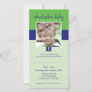 PHOTO ANNIVERSAIRE INVITATIONS :: beau carré 1