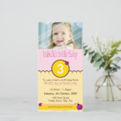 PHOTO ANNIVERSAIRE INVITATIONS :: ladybird 1P (Debout devant)